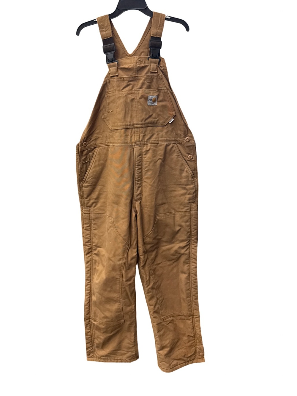 Carhartt FR Brown Duck Bib Overalls Durable Men's Work Overalls FRR44 BRN 36 X 3